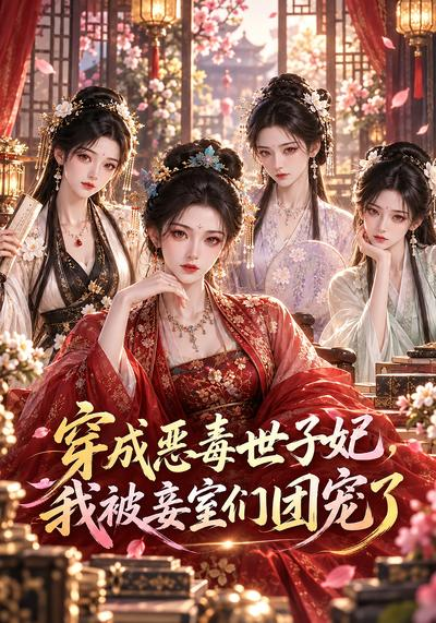 穿成恶毒世子妃我被妾室们团宠了封面图